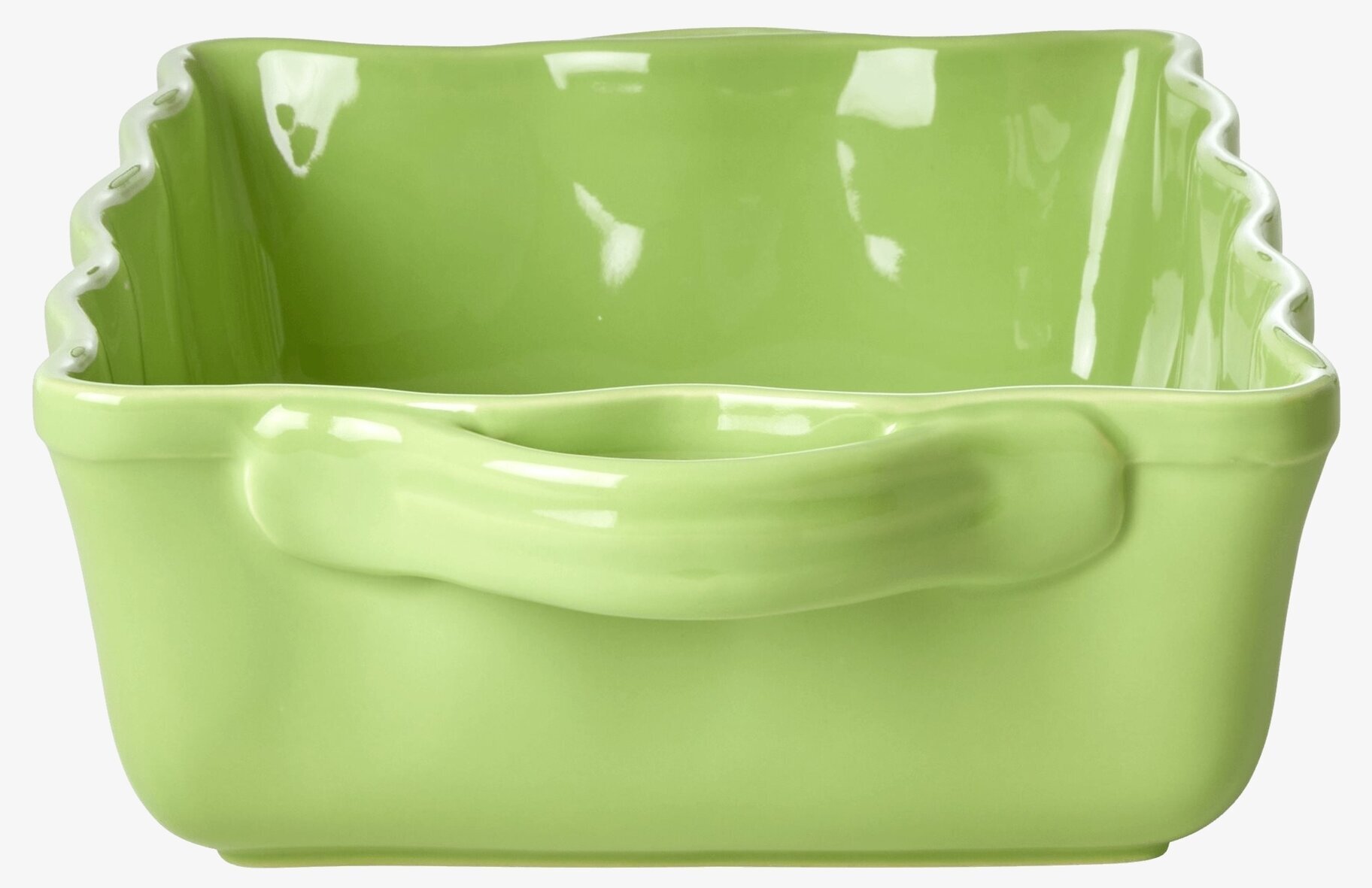 Ugnsform Large Neon Green från Rice i keramik med handtag