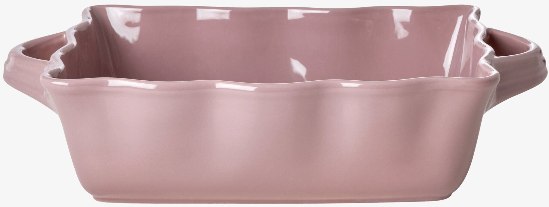 Ugnsform Medium Lavendel från Rice i keramik med vågkant