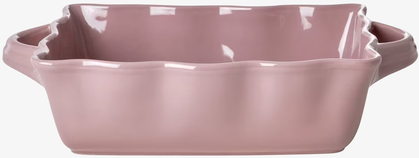 Ugnsform Medium Lavendel från Rice i keramik med vågkant