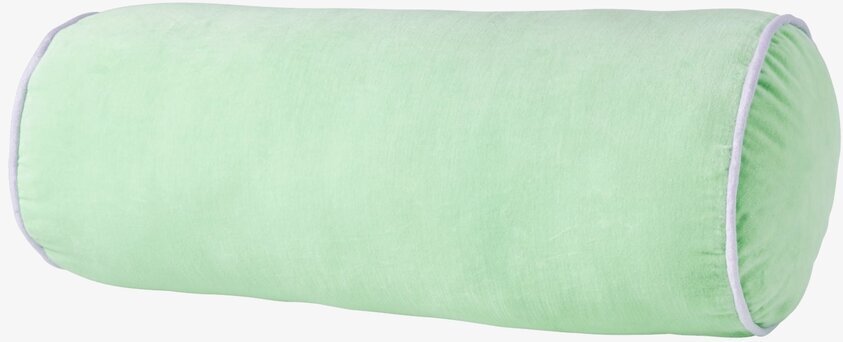 Bolsterkudde Grön/Lavendel från Rice med cylinderform