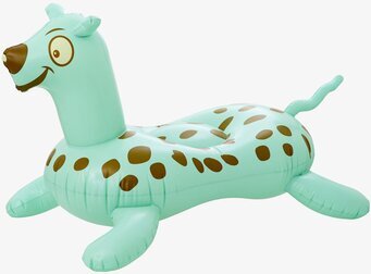 Tiger Uppblåsbar Grön från Rice, grön tigerformad leksak