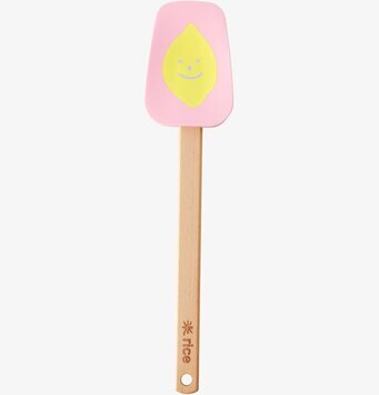 Slickepott Yippie Yippie Yeah Prints från Rice i rosa silikon