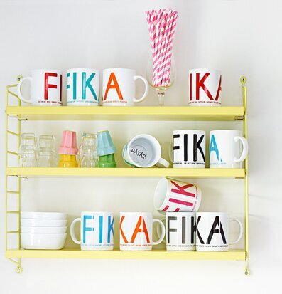 Kökshandduk FIKA Grå från I Love Design i köksmiljö