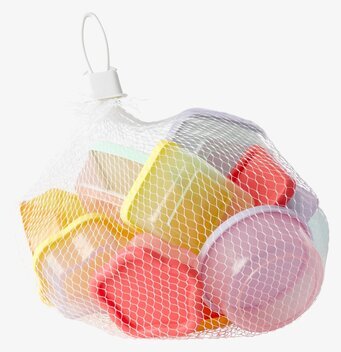 Små plastburkar 12-Pack från Rice i färgglada nyanser