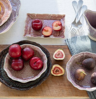 Sthål Appetizer Delikatessfat Lavender med frukt och kanna