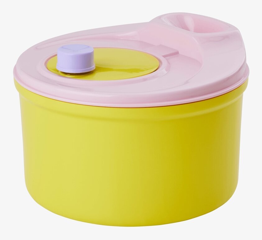 Salladsslunga Gul/Rosa från Rice med ergonomisk design