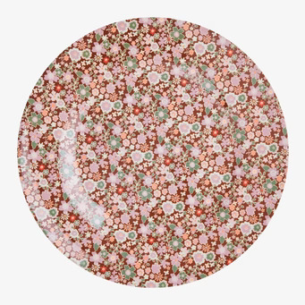 Tallrik Fall Floral Print Rice Tallrikar Djupa tallrikar (ej skål) Desserttallrikar Assietter Barntallrikar Picknicktallrikar