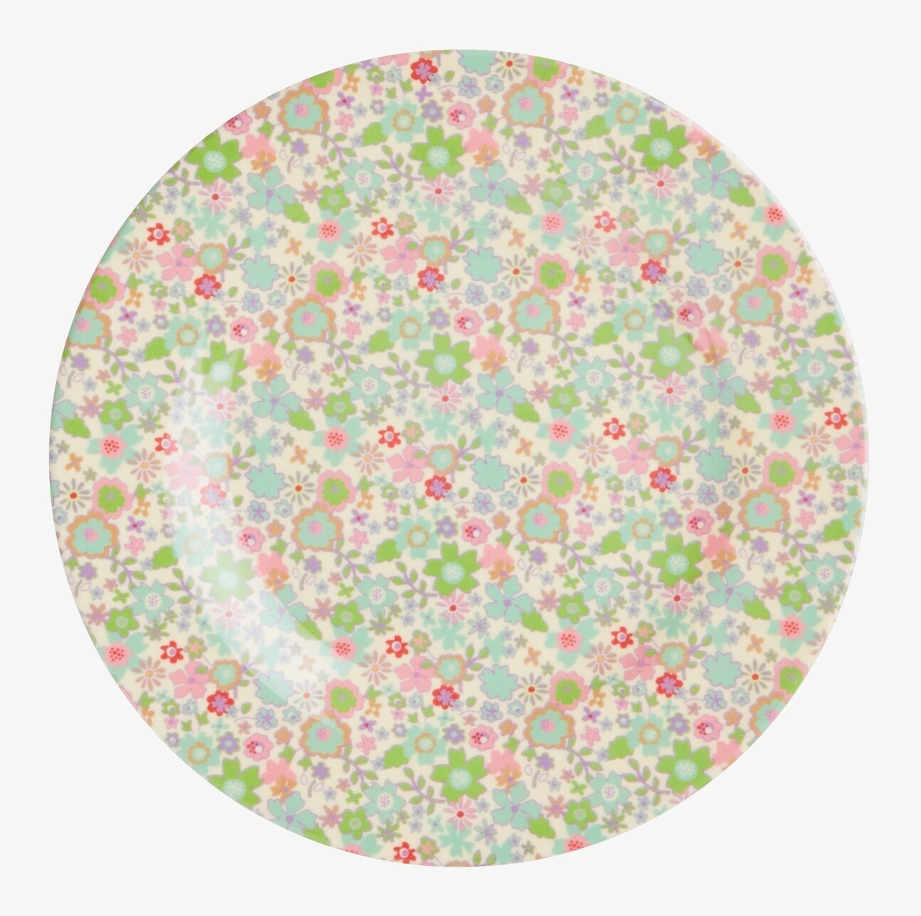 Assiett Pastel Fall Floral Print från Rice med blommönster