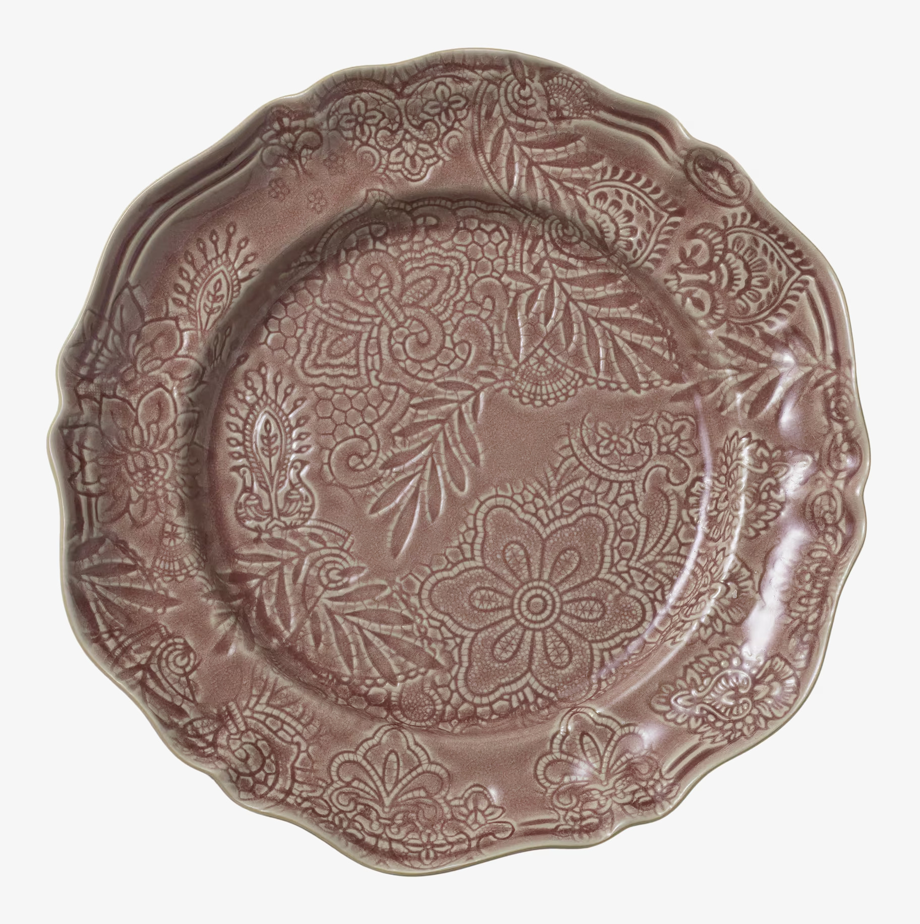 Uppläggningsfat Large Arabesque Old Rose från Sthål