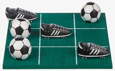 Tre I Rad - Fotboll från Different Design med fotbollstema