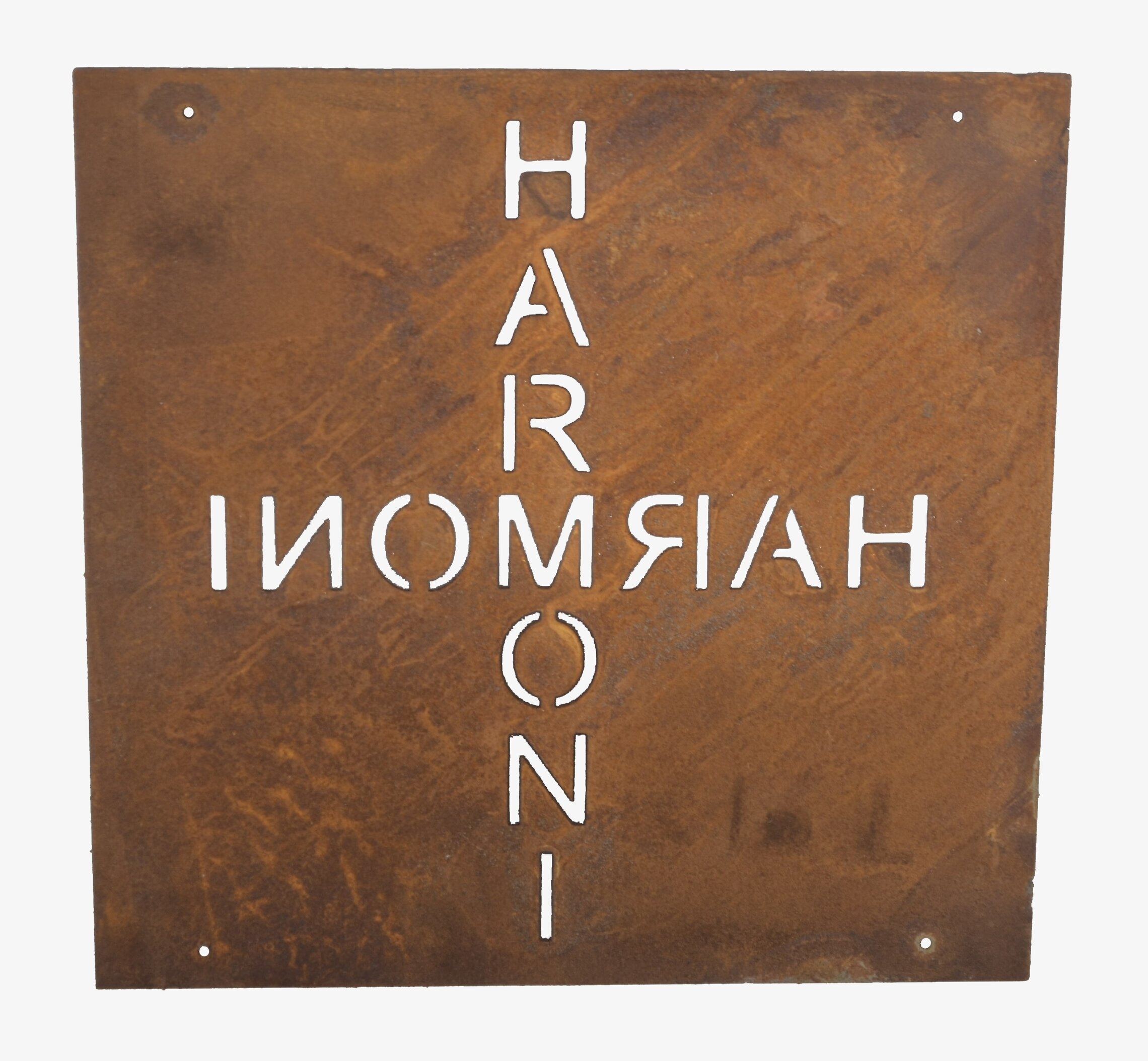 Skylt Harmoni Rost (armeringsnät) från Lind Decoration