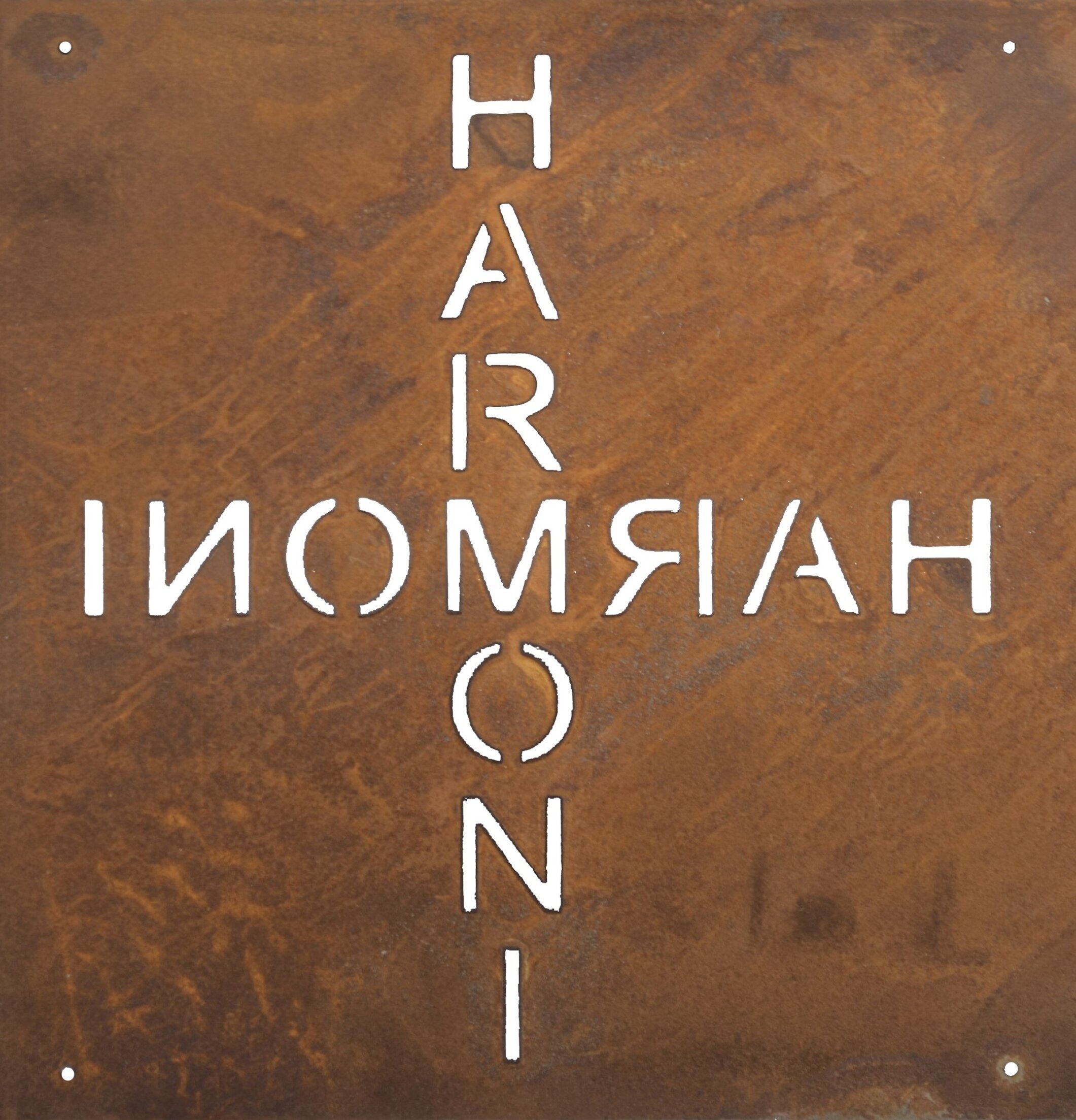 Skylt Harmoni Rost (armeringsnät) från Lind Decoration