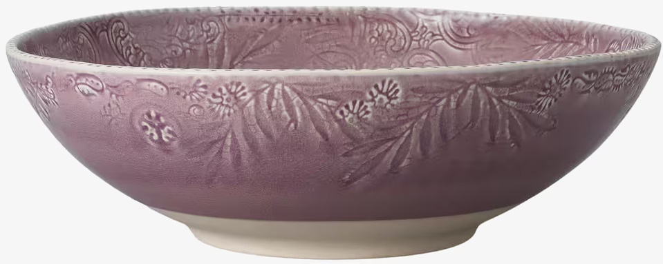 Stor Skål Arabesque Lavender från Sthål med arabeskmönster