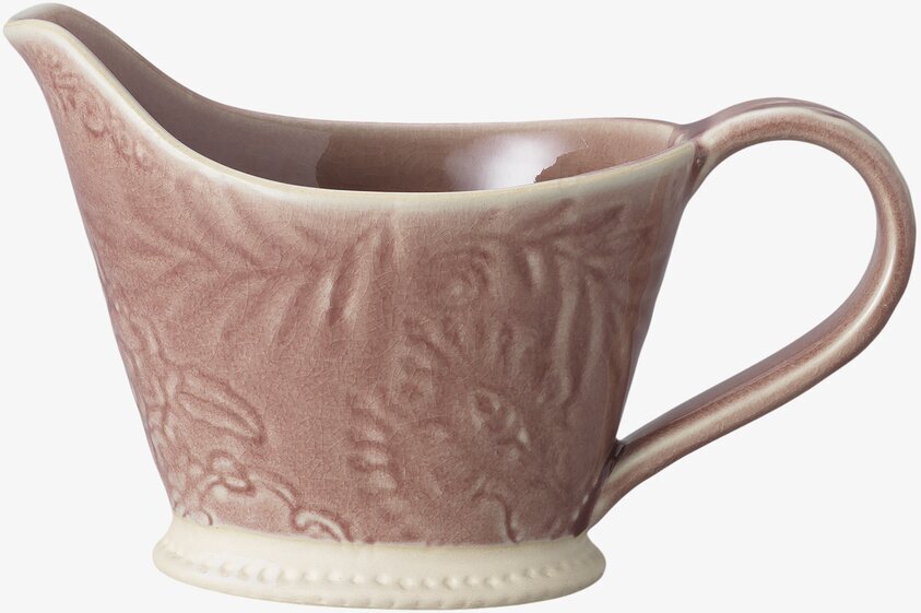 Tillbringare/Såskanna Old Rose från Sthål med blom-mönster