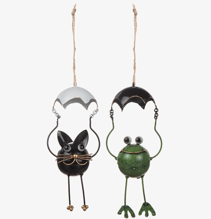 Hängande Groda/Katt Plåt från Different Design i plåt