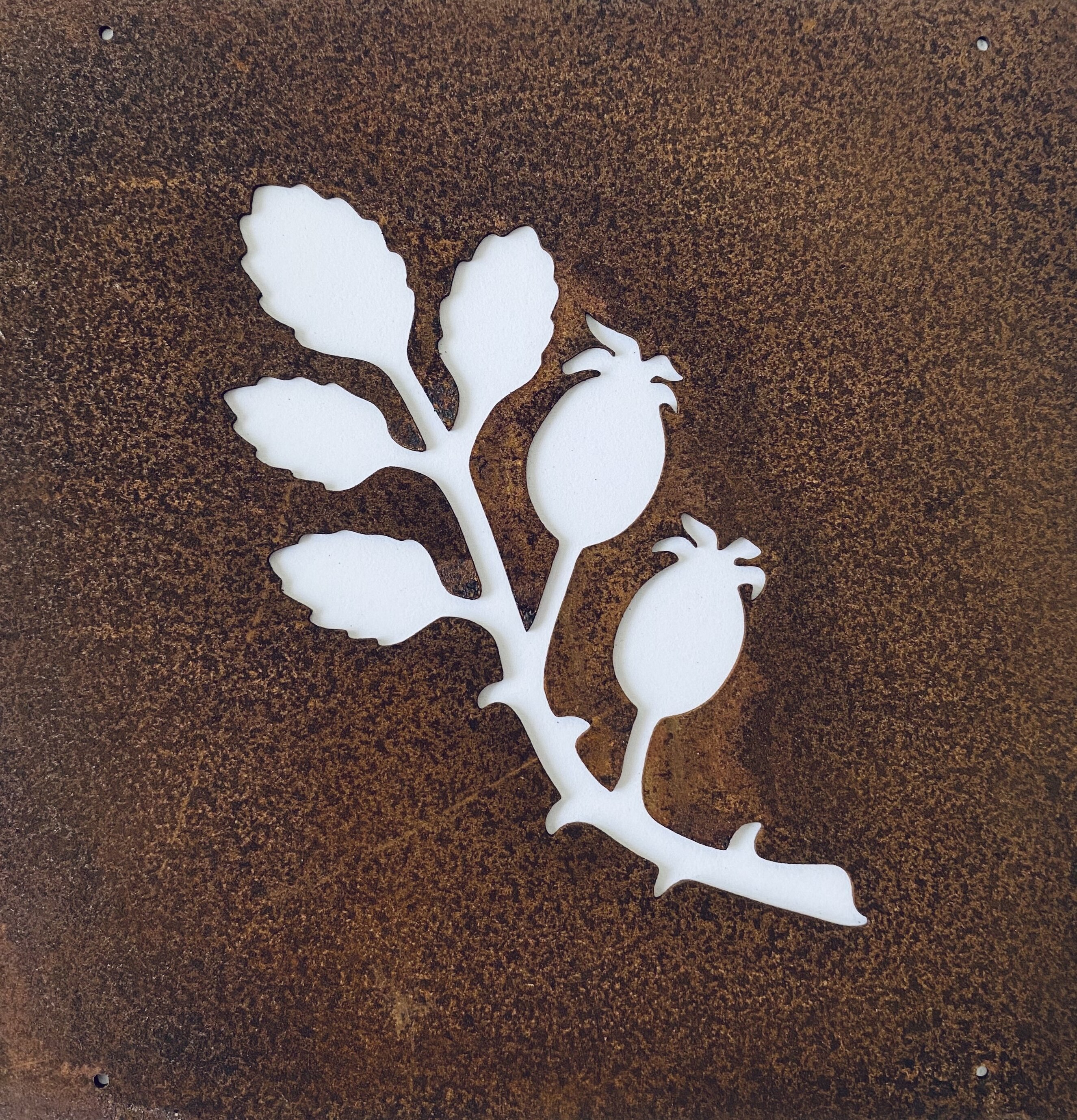 Skylt Nypon Rost (Armeringsnät) från Lind Decoration