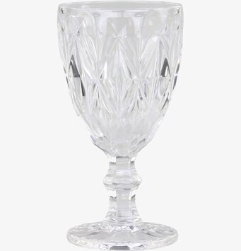 Vinglas Diamantutskärning från Chic Antique med elegant design