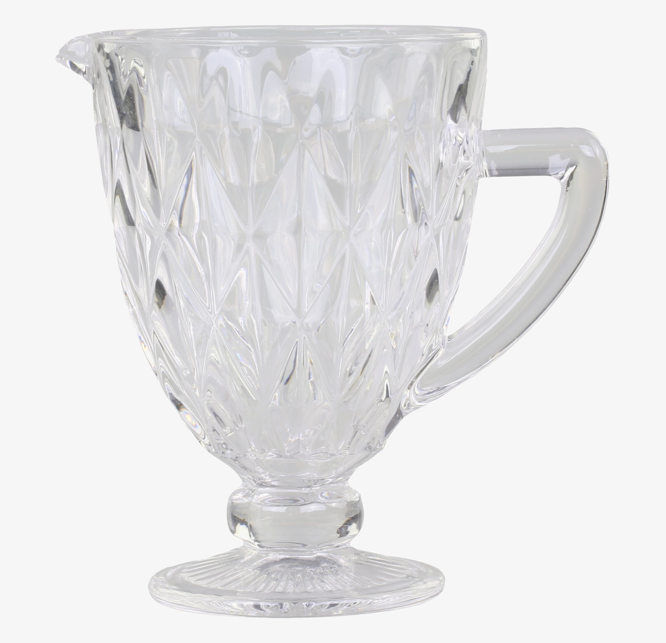 Kanna Med Diamantutskärning från Chic Antique i klart glas