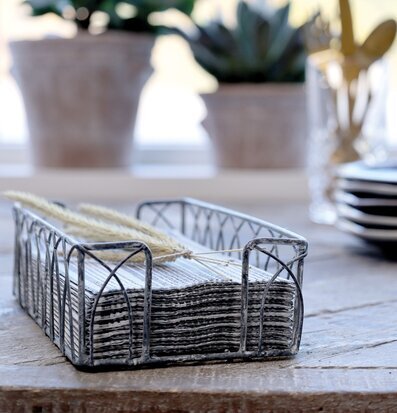 Servetthållare Antik Zink från Chic Antique med rustik design