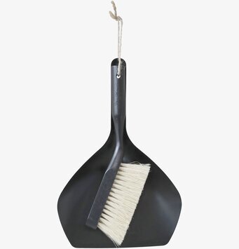 Sopskyffel Svart Inkl Borste Chic Antique Städborstar & städskyfflar Sopset