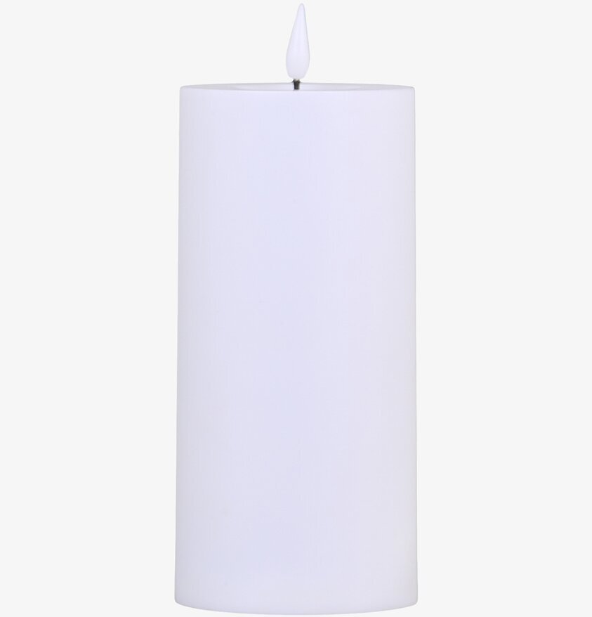 Blockljus Vit LED Large (Utomhusbruk) från Chic Antique