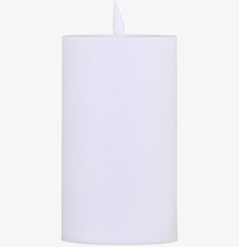 Blockljus Vit LED Medium (Utomhusbruk) från Chic Antique