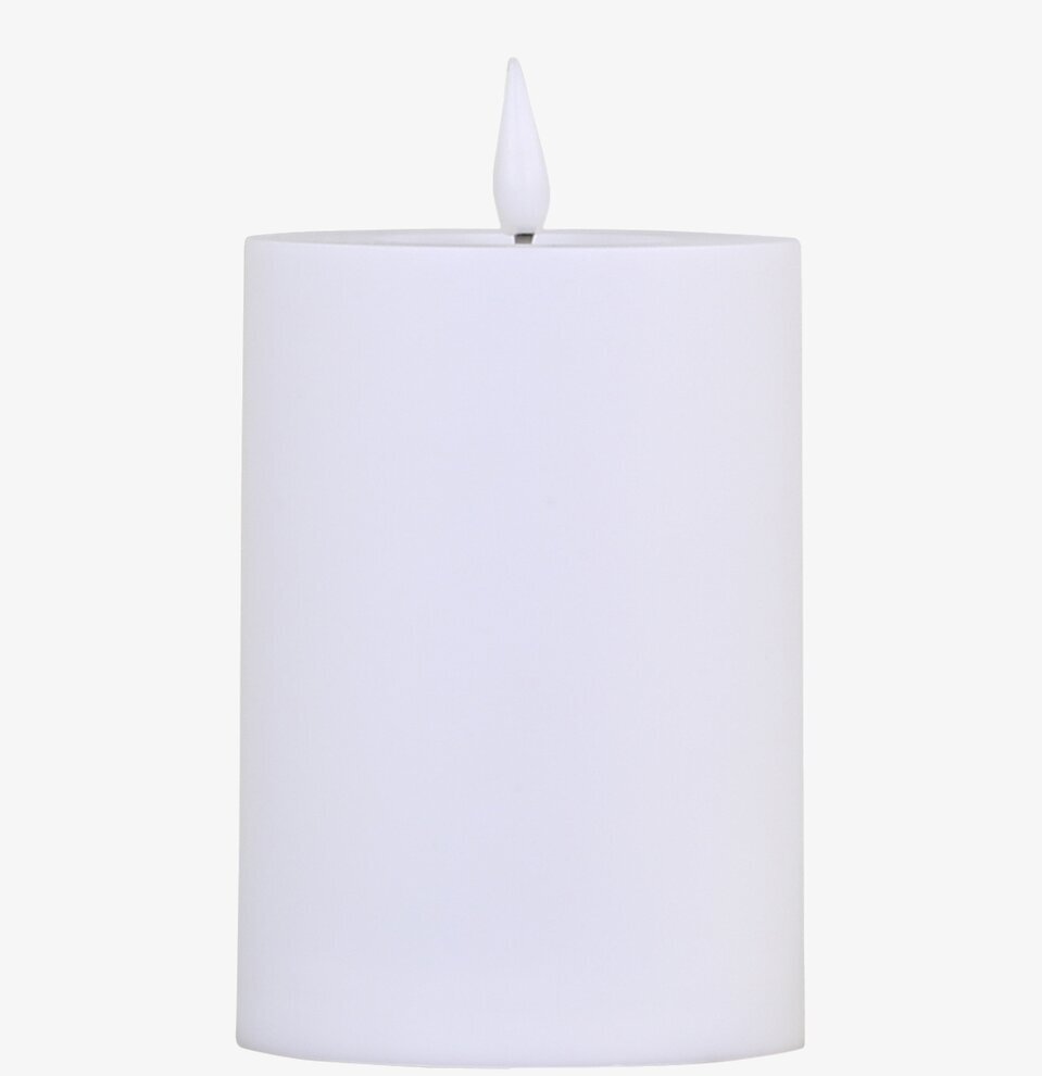 Blockljus Vit LED Small (Utomhusbruk) från Chic Antique