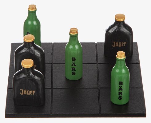 Tre I Rad - Bärs & Jäger från Different Design, flaskpjäser