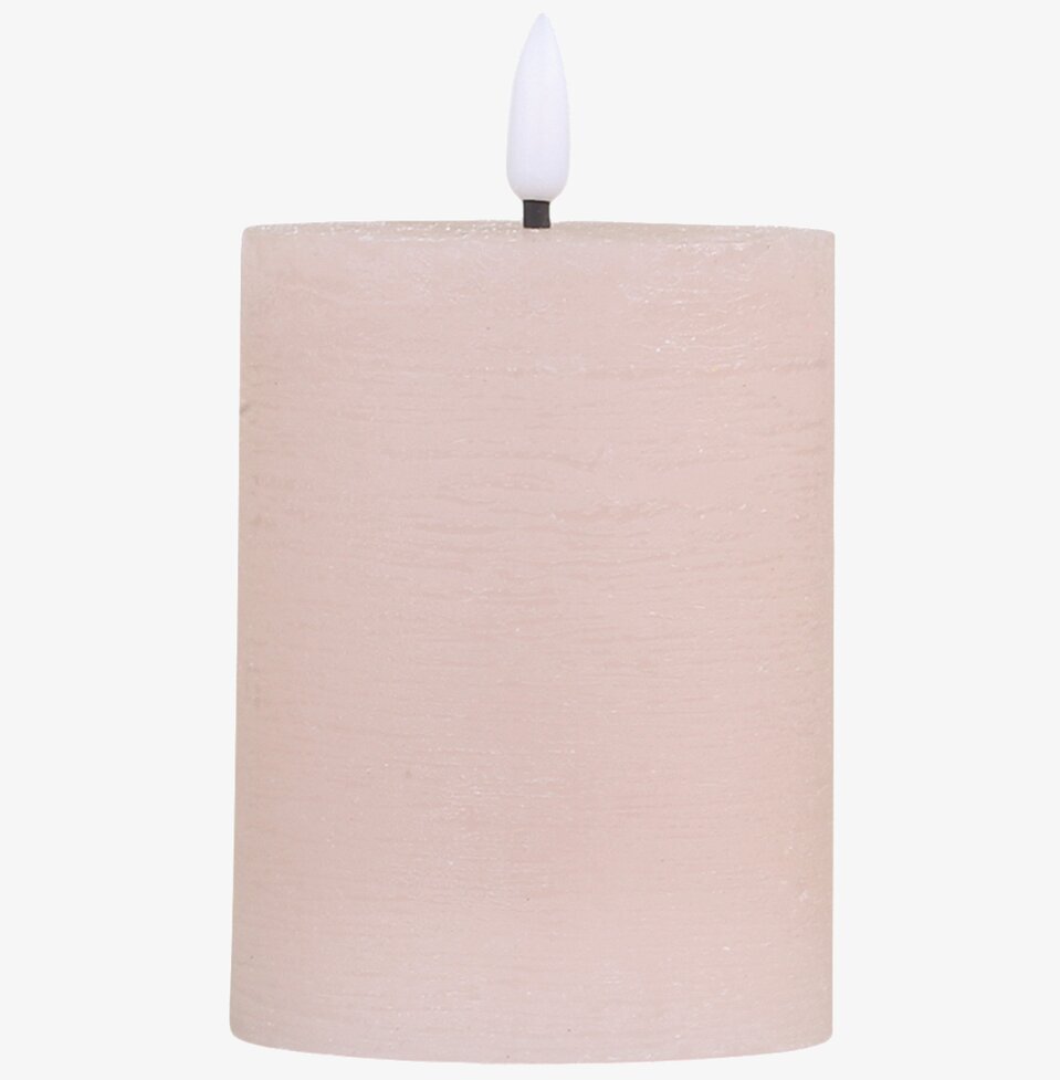 Blockljus LED Dimmrosa H10 från Chic Antique i fokus