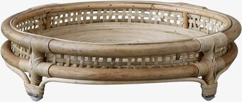 Bricka Rotting från Chic Antique i naturligt rottingmaterial