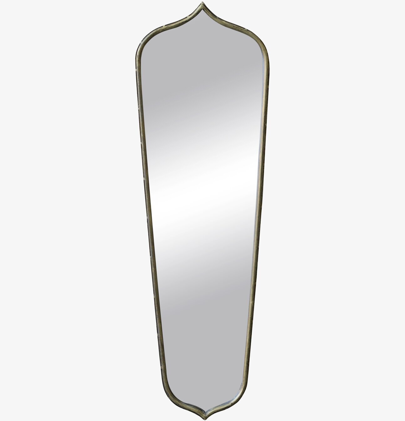 Spegel Antik Mässing 71 Cm från Chic Antique, unik form
