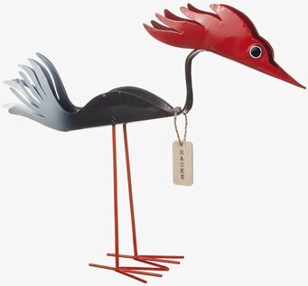 Fågel Hacke Hamrad Plåt Stor från Different Design i trädgård