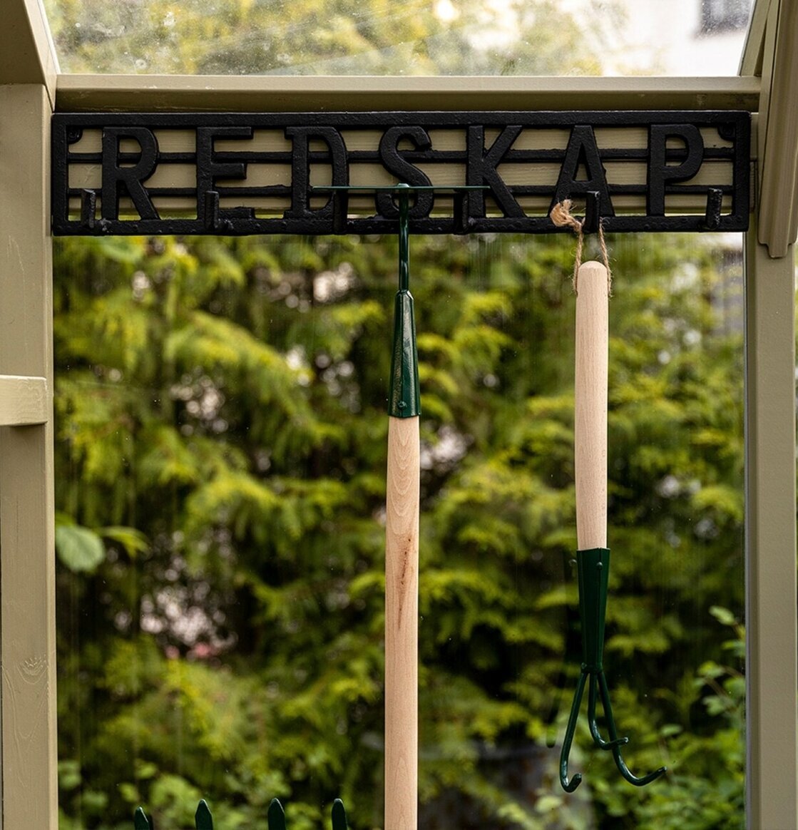 Kroklist Redskap Gjutjärn Svart från Strömshaga i trädgård