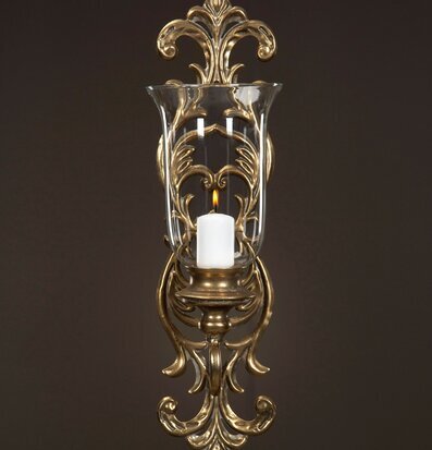 Ljushållare Vägg Guldbrun från A Lot Decoration i metall