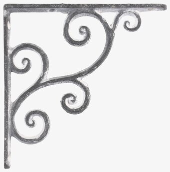 Hyllkonsol Antikgrå från Chic Antique med rustik design