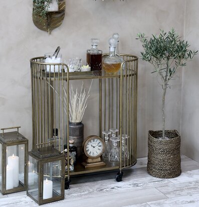 Bordsklocka Antik Mässing från Chic Antique på vintagevagn