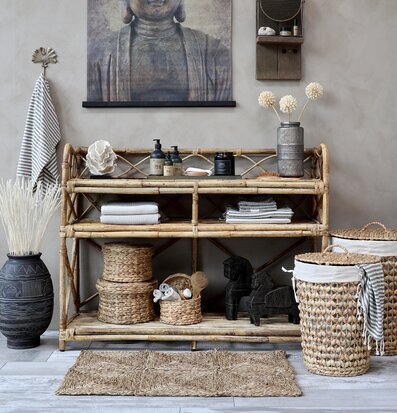 Vas Med Mönster Antique Grey från Chic Antique på hylla