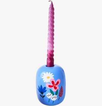 Ljushållare Gendarme Blue Large från Rice med blommönster