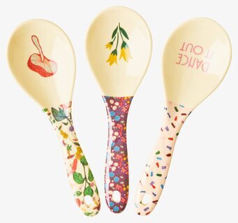 Salladssked Dance Out Print från Rice i färgglad design