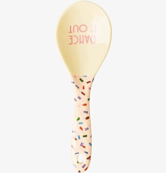 Salladssked Dance Out Print från Rice med färgglatt mönster