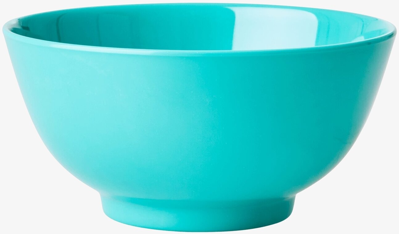 Skål Melamin Medium från Rice i turkosblå färg