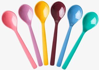 Korta Skedar - Dance Out Colors från Rice i olika färger