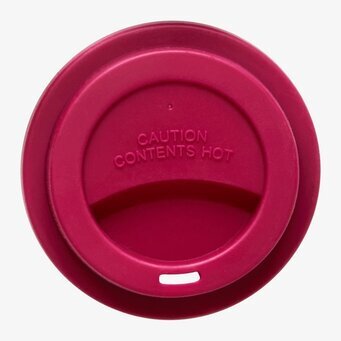 Bild av silikonlock i maroon med funktionell design