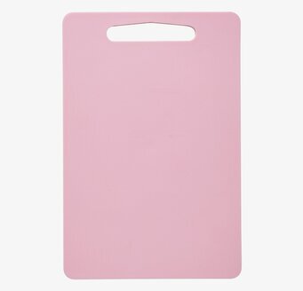 Skärbräda 3-Pack från Rice i rosa med handtag och textur