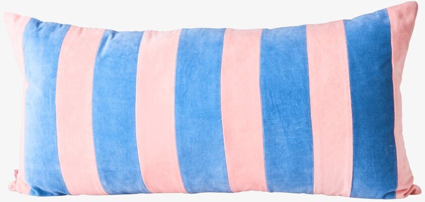 Prydnadskudde Pink & Gendarme Stripes Large från Rice