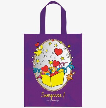 Presentpåse Surprise från Derriére la porte med färgglad design