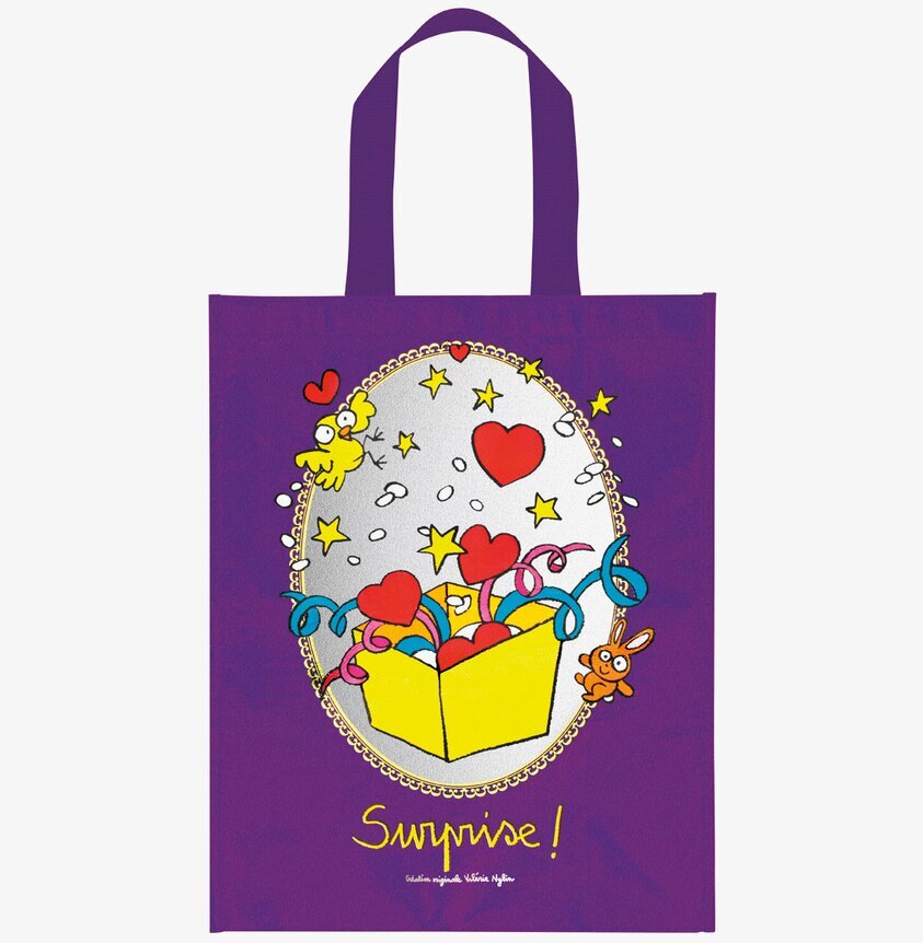 Presentpåse Surprise från Derriére la porte med färgglad design