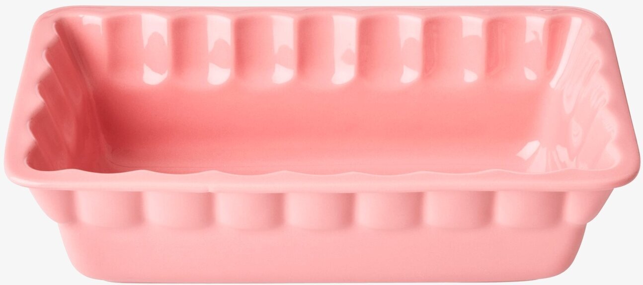 Ugnsform Stengods Rosa från Rice, elegant och funktionell