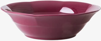 Djup Tallrik Maroon från Rice i hållbart melaminmaterial