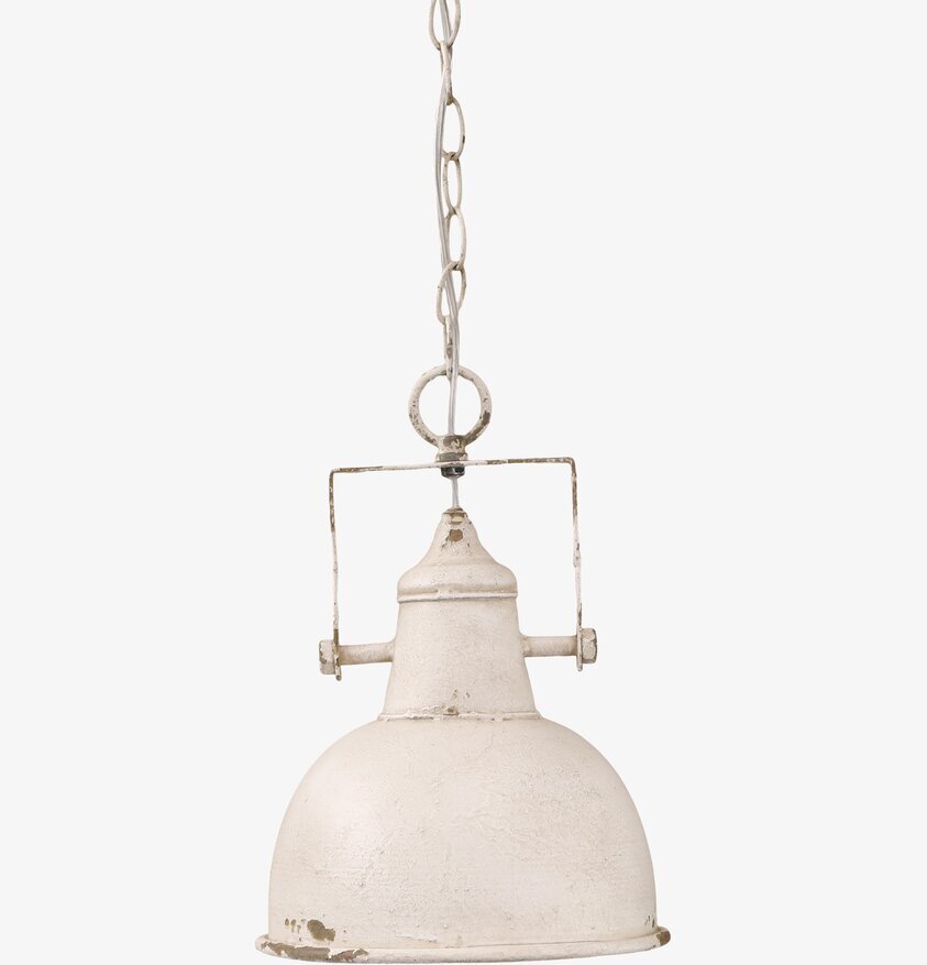 Taklampa Factory Antik Creme L från Chic Antique i metall